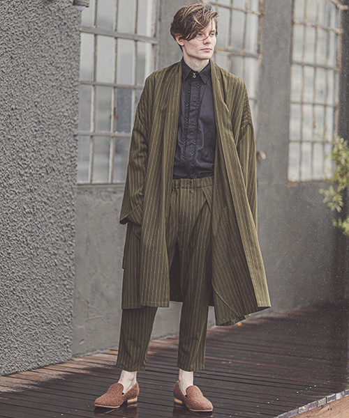 d3d5（ディースリーディーファイブ）の「mp7180-ストライプバルーンテーパードパンツ（その他パンツ・メンズ・ネイビー/カーキ/ブラック・FREE）」の8枚目の写真