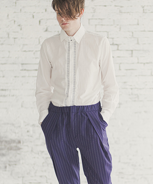 d3d5（ディースリーディーファイブ）の「mp7180-ストライプバルーンテーパードパンツ（その他パンツ・メンズ・ネイビー/カーキ/ブラック・FREE）」の9枚目の写真