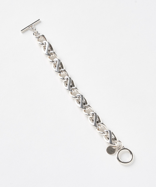 PHILIPPE AUDIBERT（フィリップ オーディベール）の「【PHILIPPE AUDIBERT】太チェーンブレス（ブレスレット・レディース・シルバー・FREE）」の2枚目の写真