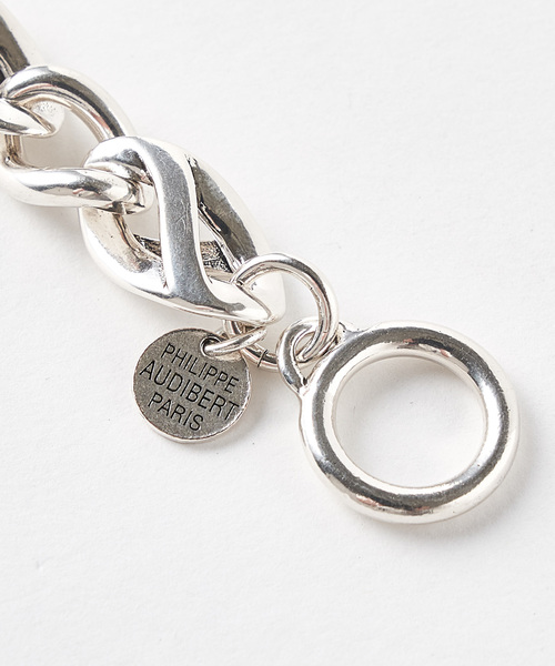 PHILIPPE AUDIBERT（フィリップ オーディベール）の「【PHILIPPE AUDIBERT】太チェーンブレス（ブレスレット・レディース・シルバー・FREE）」の3枚目の写真