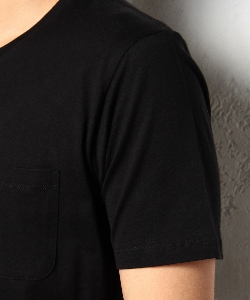 green label relaxing（グリーンレーベルリラクシング）の「◎GIZA/C PKT C/N S/S Tシャツ ◆（Tシャツ/カットソー・メンズ・ホワイト/ネイビー/ブラック/グレー/オレンジ系その他/ターコイズブルー・MEDIUM/SMALL/LARGE/X-LARGE）」の10枚目の写真