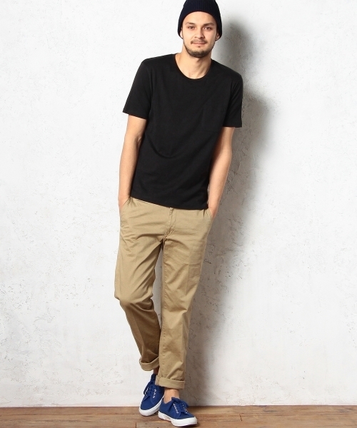 green label relaxing（グリーンレーベルリラクシング）の「◎GIZA/C PKT C/N S/S Tシャツ ◆（Tシャツ/カットソー・メンズ・ホワイト/ネイビー/ブラック/グレー/オレンジ系その他/ターコイズブルー・MEDIUM/SMALL/LARGE/X-LARGE）」の14枚目の写真