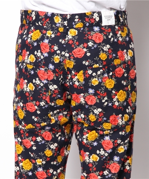 SHIPS JET BLUE（シップスジェットブルー）の「SGS: フラワー/リラックス テーパード パンツ（チノパンツ・メンズ・ネイビー/ベージュ/ダークブルー/ブラック/コバルトブルー・SMALL/LARGE/MEDIUM）」の14枚目の写真