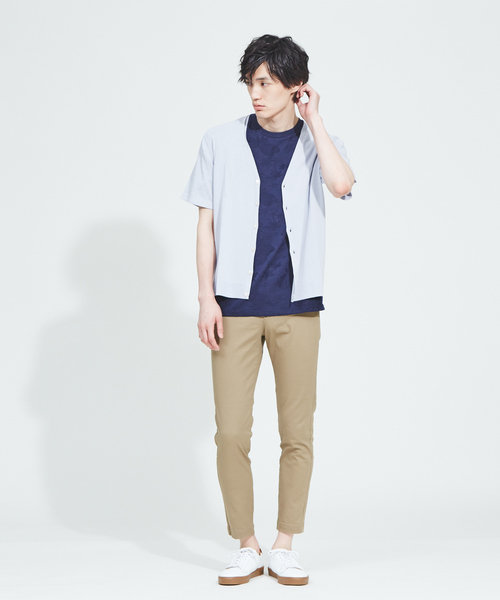 ABAHOUSE GRAY（アバハウスグレイ）の「【展開店舗限定】カラーツイルテーパードパンツ（その他パンツ・メンズ・ブラック/ネイビー/ベージュ/カーキ/ライトグレー・44/46/48/50）」の14枚目の写真