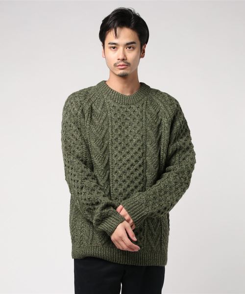 90s Ireland製 CARRAIG DONN アランニット L-size キャレイグドン