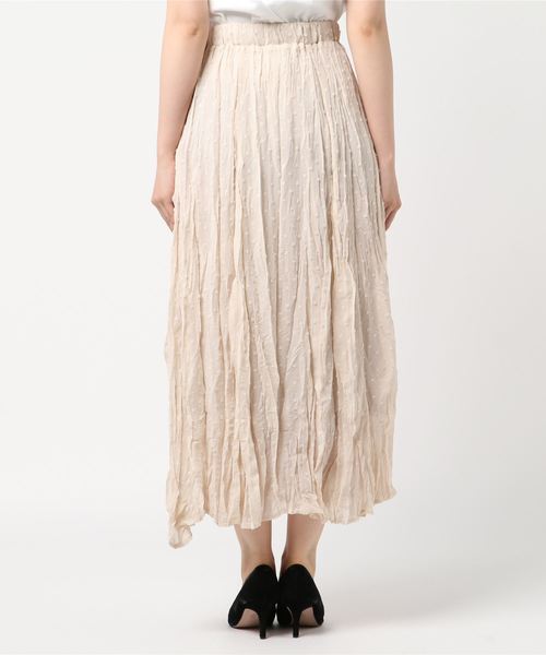 flower(フラワー)の「ニュアンスドットスカート(スカート・レディース・ブラック/グリーン/アイボリー・FREE)」の5枚目の写真