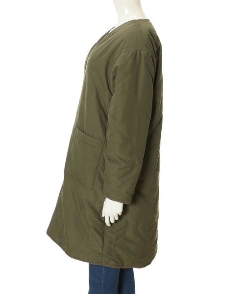 極美品✨ MAISON SPECIAL リバーシブル ボアロングコート カーキ fifth（フィフス）の「リバーシブルボアロングコート（ブルゾン）」 - WEAR
