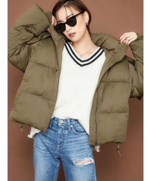 GYDA（ジェイダ）の「チルデングラインダーニットトップス（ニット/セーター・レディース・ブラック/ベージュ/オフホワイト・FREE）」の8枚目の写真