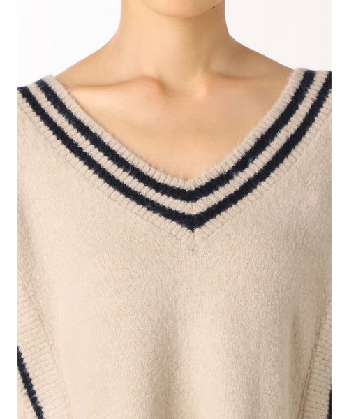 GYDA（ジェイダ）の「チルデングラインダーニットトップス（ニット/セーター・レディース・ブラック/ベージュ/オフホワイト・FREE）」の9枚目の写真