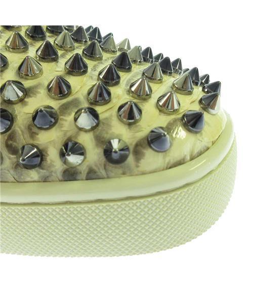 クリスチャンルブタン ローラーボート スニーカー 黄色 41