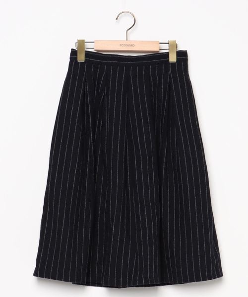 セール ブランド古着 ストライプ柄フレアスカート スカート Grandma Mama Daughter グランマママドーター のファッション通販 Zozoused