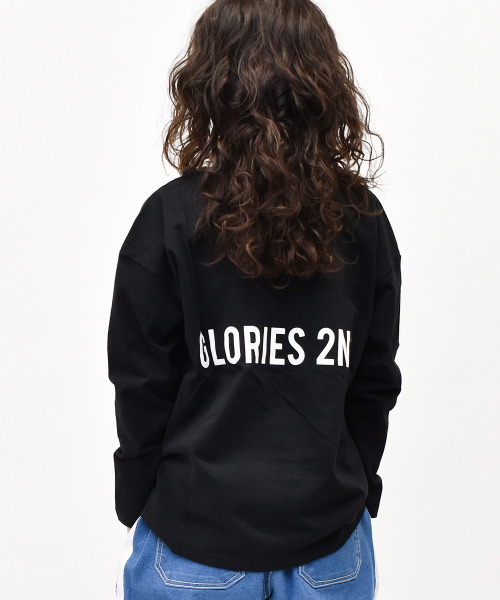 RAT EFFECT（ラットエフェクト）の「バックロゴ長袖Tシャツ（Tシャツ/カットソー・キッズ・オフホワイト/ブラック/チャコールグレー/ベージュ/カーキ/ブルー/ライトグレー/ホワイト系その他/ライトブルー・120/130/140/150/160/170）」の4枚目の写真