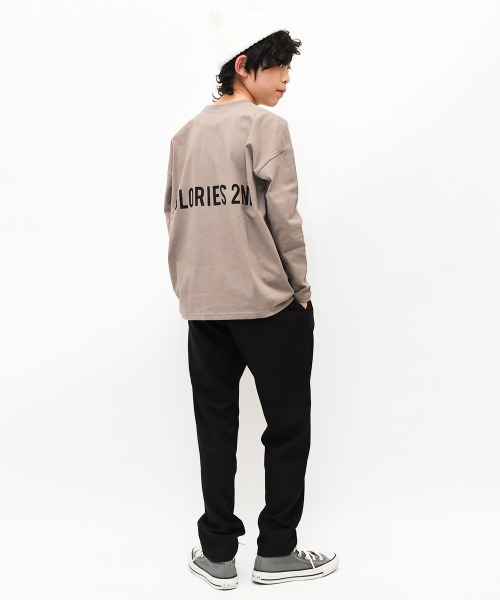 RAT EFFECT（ラットエフェクト）の「バックロゴ長袖Tシャツ（Tシャツ/カットソー・キッズ・オフホワイト/ブラック/チャコールグレー/ベージュ/カーキ/ブルー/ライトグレー/ホワイト系その他/ライトブルー・120/130/140/150/160/170）」の15枚目の写真