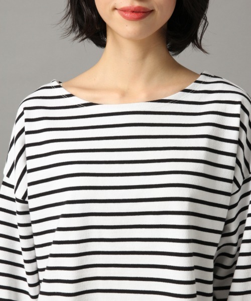 LOWRYS FARM（ローリーズファーム）の「ＵＳＡボーダーＬＳ　862052（Tシャツ/カットソー・レディース・ブラウン/オフホワイト/ブルー/グリーン・FREE）」の18枚目の写真