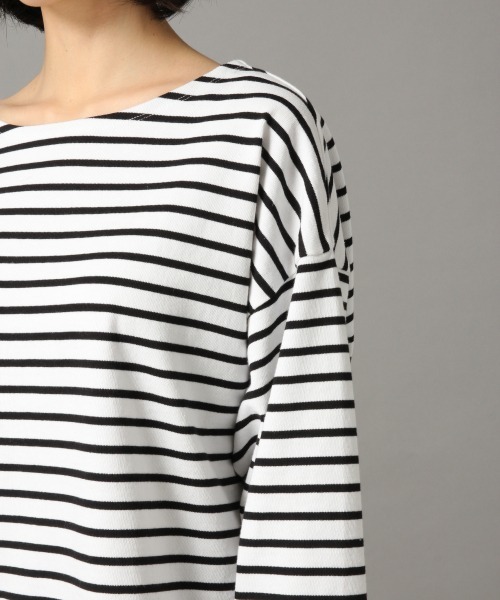 LOWRYS FARM（ローリーズファーム）の「ＵＳＡボーダーＬＳ　862052（Tシャツ/カットソー・レディース・ブラウン/オフホワイト/ブルー/グリーン・FREE）」の11枚目の写真