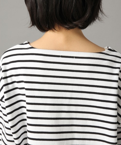 LOWRYS FARM（ローリーズファーム）の「ＵＳＡボーダーＬＳ　862052（Tシャツ/カットソー・レディース・ブラウン/オフホワイト/ブルー/グリーン・FREE）」の6枚目の写真