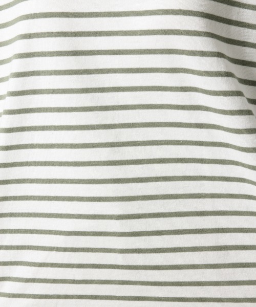 LOWRYS FARM（ローリーズファーム）の「ＵＳＡボーダーＬＳ　862052（Tシャツ/カットソー・レディース・ブラウン/オフホワイト/ブルー/グリーン・FREE）」の10枚目の写真