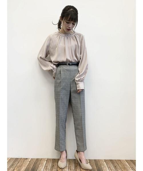 earth music&ecology（アースミュージックアンドエコロジー）の「ラクラクテーパードパンツ ＊（その他パンツ・レディース・ブラック/ベージュ/その他9/その他12/ブラック系その他3/ベージュ系その他4・M/L）」の18枚目の写真