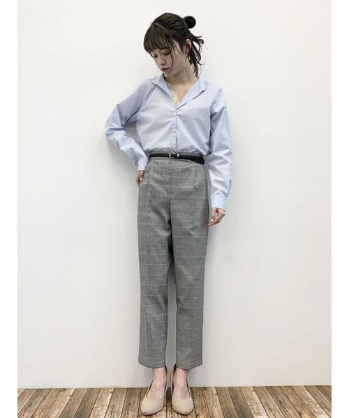 earth music&ecology（アースミュージックアンドエコロジー）の「ラクラクテーパードパンツ ＊（その他パンツ・レディース・ブラック/ベージュ/その他9/その他12/ブラック系その他3/ベージュ系その他4・M/L）」の16枚目の写真