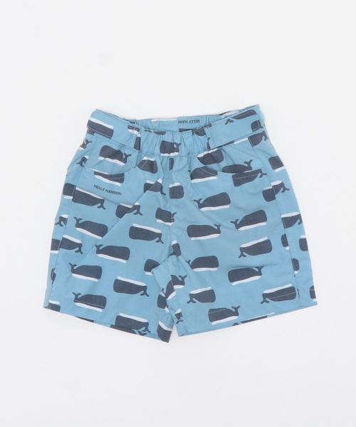 HELLY HANSEN(ヘリーハンセン)の「HJ72003/K print shorts//水着 クジラ柄(水着)」|ブルー