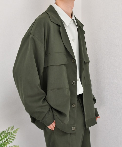 kutir(クティール)の「シングルジャケット セットアップ(テーラードジャケット・メンズ・グリーン/パープル/ダークブラウン・LARGE/MEDIUM)」の19枚目の写真