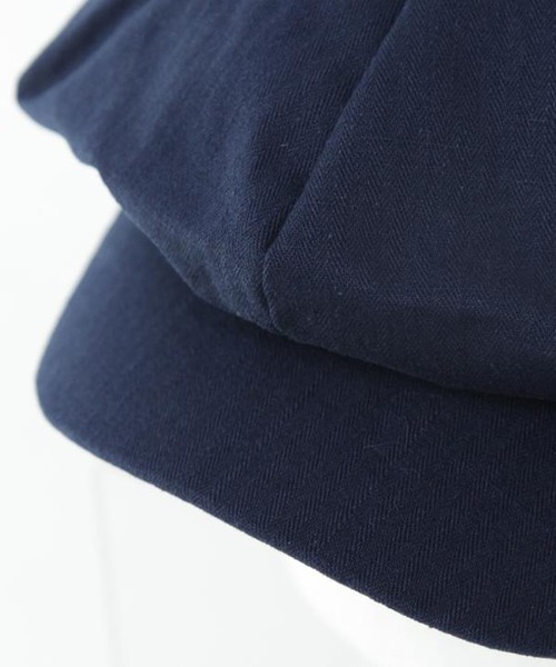 14+（イチヨンプラス）の「コットンキャスケット（キャスケット・レディース・ブラック/ベージュ/ネイビー/ブラウン/カーキ・FREE）」の9枚目の写真