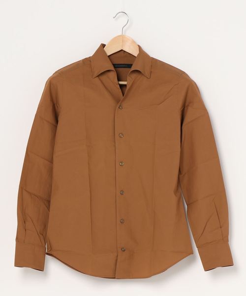 DESIGNWORKS(デザインワークス)の「60/-タイプライター シャツ(シャツ/ブラウス・メンズ・ホワイト/ネイビー/カーキ/イエロー系その他・44/50/48/46)」の1枚目の写真
