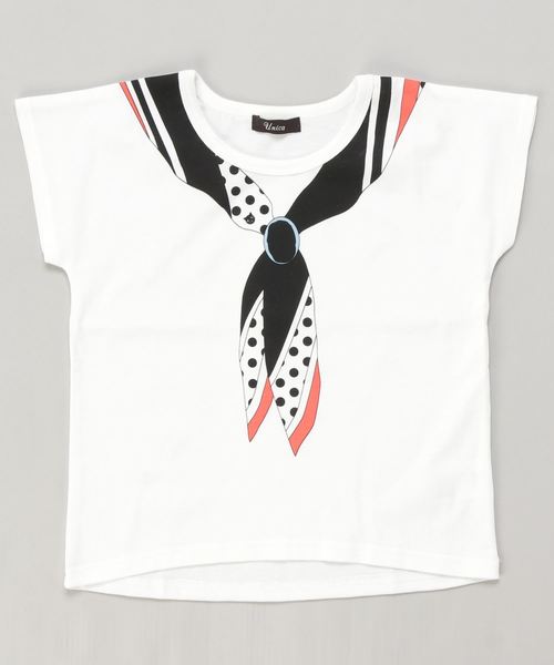 unica（ユニカ）の「UNICA ドルマンスリーブ 半袖Tシャツ（Tシャツ/カットソー・キッズ・ブラック系その他5/イエロー系その他2/ホワイト系その他2/ブルー系その他3/グリーン系その他2/ブラック系その他4・130cm/140cm/110cm/120cm）」の3枚目の写真