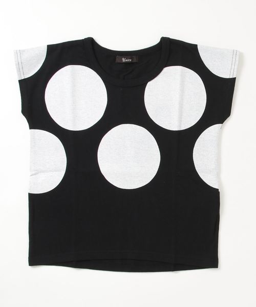 unica（ユニカ）の「UNICA ドルマンスリーブ 半袖Tシャツ（Tシャツ/カットソー・キッズ・ブラック系その他5/イエロー系その他2/ホワイト系その他2/ブルー系その他3/グリーン系その他2/ブラック系その他4・130cm/140cm/110cm/120cm）」の4枚目の写真