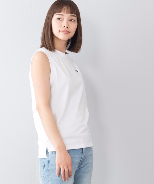 FILA（フィラ）の「【FILA/フィラ】ノースリーブＴシャツ　ＦＬ１８０８　ワンポイント刺繍（タンクトップ・レディース・ホワイト/ブラック/パープル・MEDIUM/LARGE）」の19枚目の写真