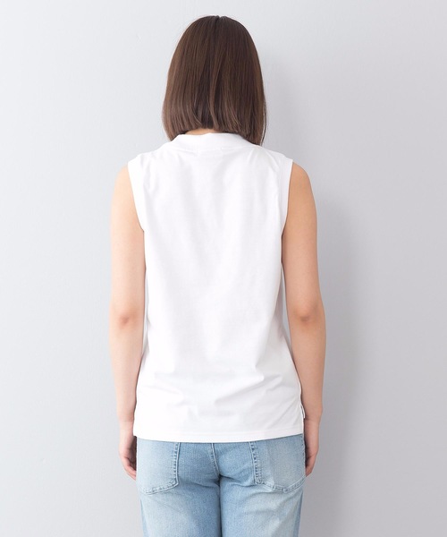 FILA（フィラ）の「【FILA/フィラ】ノースリーブＴシャツ　ＦＬ１８０８　ワンポイント刺繍（タンクトップ・レディース・ホワイト/ブラック/パープル・MEDIUM/LARGE）」の17枚目の写真