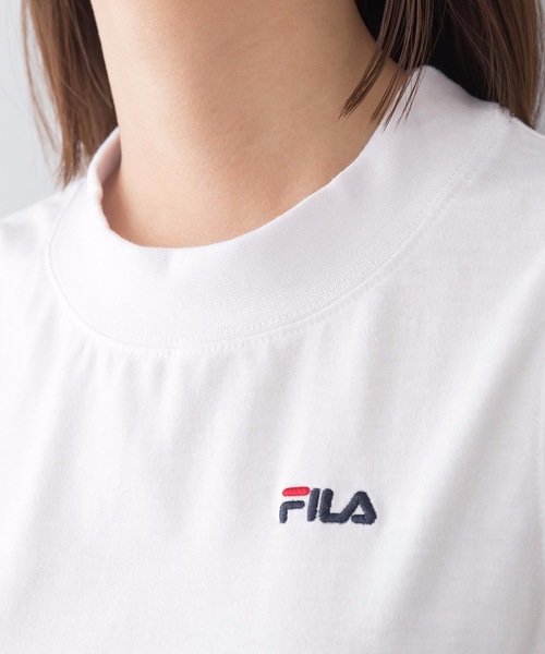 FILA（フィラ）の「【FILA/フィラ】ノースリーブＴシャツ　ＦＬ１８０８　ワンポイント刺繍（タンクトップ・レディース・ホワイト/ブラック/パープル・MEDIUM/LARGE）」の16枚目の写真
