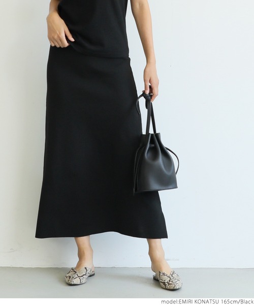 coca（coca）（コカ）の「ニットフレアスカート（スカート・レディース・グリーン/ブルー/イエロー/ブラック/マスタード/ダークグリーン/パープル/ブラウン/パープル系その他・ONE SIZE）」の19枚目の写真