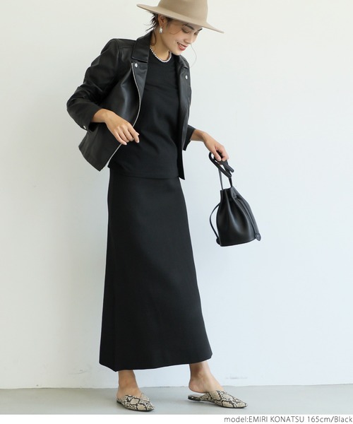 coca（coca）（コカ）の「ニットフレアスカート（スカート・レディース・グリーン/ブルー/イエロー/ブラック/マスタード/ダークグリーン/パープル/ブラウン/パープル系その他・ONE SIZE）」の17枚目の写真