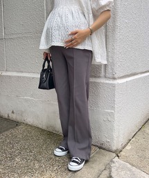 KOBE LETTUCE（コウベレタス）の「のびのびストレッチセンターラインマタニティパンツ（マタニティウェア/グッズ）」