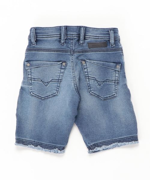 DIESEL KIDS（ディーゼルキッズ）の「DIESEL（ディーゼル）Kids & Junior デニムストレッチショートパンツ（デニムパンツ・キッズ・インディゴブルー・10Y/4Y/14Y/6Y/12Y/16Y/8Y）」の2枚目の写真