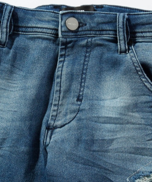 DIESEL KIDS（ディーゼルキッズ）の「DIESEL（ディーゼル）Kids & Junior デニムストレッチショートパンツ（デニムパンツ・キッズ・インディゴブルー・10Y/4Y/14Y/6Y/12Y/16Y/8Y）」の3枚目の写真