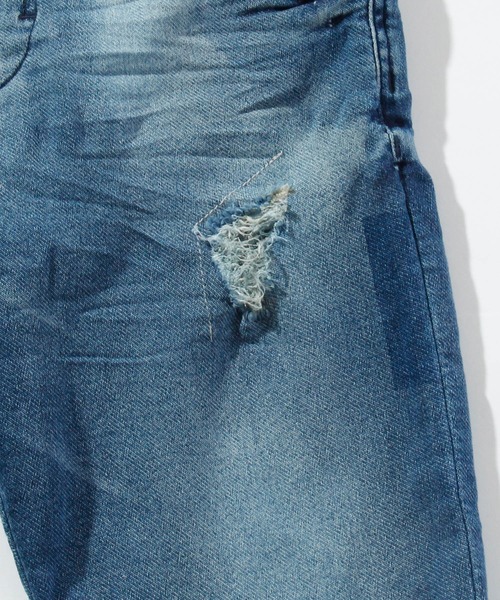 DIESEL KIDS（ディーゼルキッズ）の「DIESEL（ディーゼル）Kids & Junior デニムストレッチショートパンツ（デニムパンツ・キッズ・インディゴブルー・10Y/4Y/14Y/6Y/12Y/16Y/8Y）」の5枚目の写真