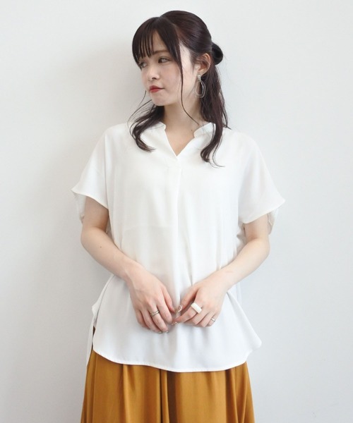 セール マニッシュスキッパーブラウス シャツ ブラウス Earth Music Ecology アースミュージックアンドエコロジー のファッション通販 Zozotown