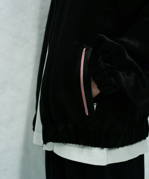 NEONSIGN（ネオンサイン）の「NEONSIGN ACETATE SATIN BOMBER JACKET 