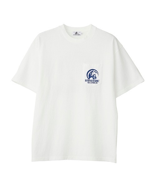 HYSTERIC GLAMOUR(ヒステリックグラマー)の「HYS AIR ポケット付きTシャツ(Tシャツ/カットソー)」|ホワイト