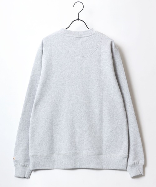 Goodwear（グッドウェア）の「Goodwear/グッドウェア 裏毛 USAコットン 無地 クルーネック スウェット トレーナー/レディース メンズ（スウェット・メンズ・ブラック/ベージュ/ブラウン/グレー/オフホワイト/カーキ/グリーン/ネイビー/グレイッシュベージュ・M/L/XL）」の15枚目の写真