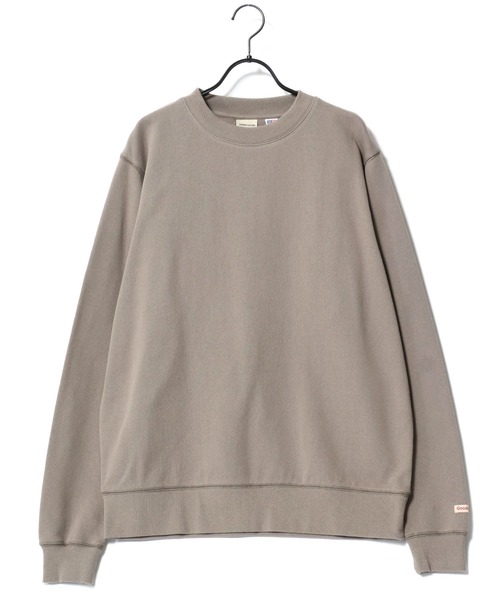 Goodwear（グッドウェア）の「Goodwear/グッドウェア 裏毛 USAコットン 無地 クルーネック スウェット トレーナー/レディース メンズ（スウェット・メンズ・ブラック/ベージュ/ブラウン/グレー/オフホワイト/カーキ/グリーン/ネイビー/グレイッシュベージュ・M/L/XL）」の11枚目の写真