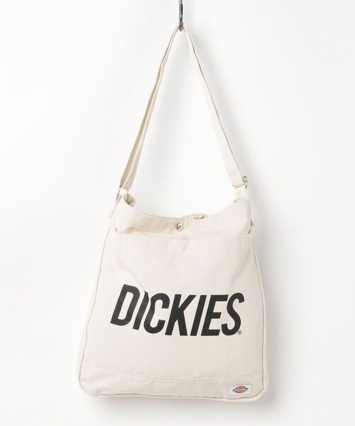 Dickies(ディッキーズ)の「Dickies MAT CANVAS TOTE M(トートバッグ・レディース・ホワイト/オレンジ・FREE)」の6枚目の写真
