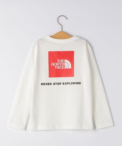 THE NORTH FACE(ザノースフェイス)の「THE NORTH FACE(ザノースフェイス) ロングスリーブ Square Logo(Tシャツ/カットソー)」|ホワイト