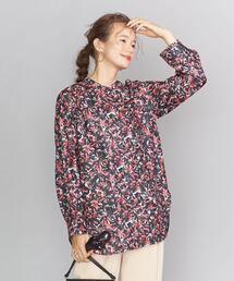 BEAUTY&YOUTH UNITED ARROWS | BY アートフラワープリントバンドカラーシャツ(シャツ/ブラウス)