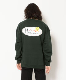 MANASTASH | MANASTASH/マナスタッシュ　OVAL SMILE SWEAT SHIRTS オーバルスマイルスウェットシャツ(スウェット)