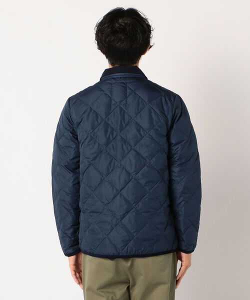 【良品】TAION CITY LINE キルティングジャケット Mサイズ　ダウン TAION CITY LINEキルティング ダウン コート ダークオリーブ M