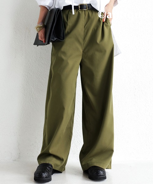 着回し力無限大 ワイドストレートパンツ その他パンツ Antiqua アンティカ のファッション通販 Zozotown