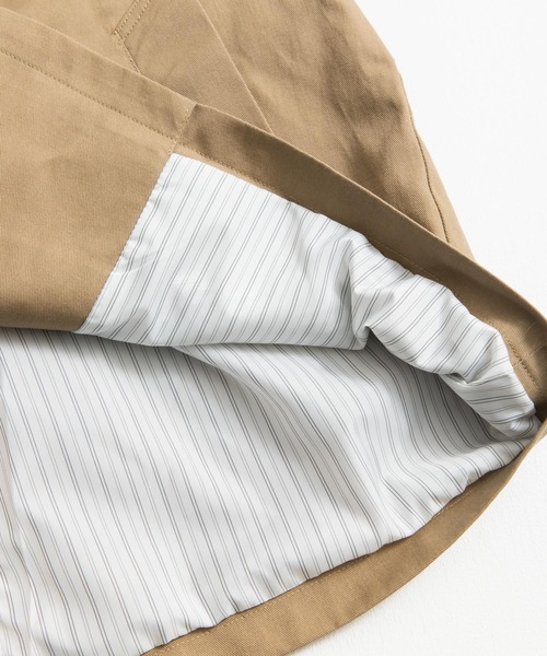 Rocky Monroe（ロッキーモンロー）の「オーバーサイズ ショートトレンチコート（トレンチコート・メンズ・ブラック/ベージュ/ネイビー/オフホワイト/オリーブ/グレイッシュブルー/チャコール・M/L）」の13枚目の写真